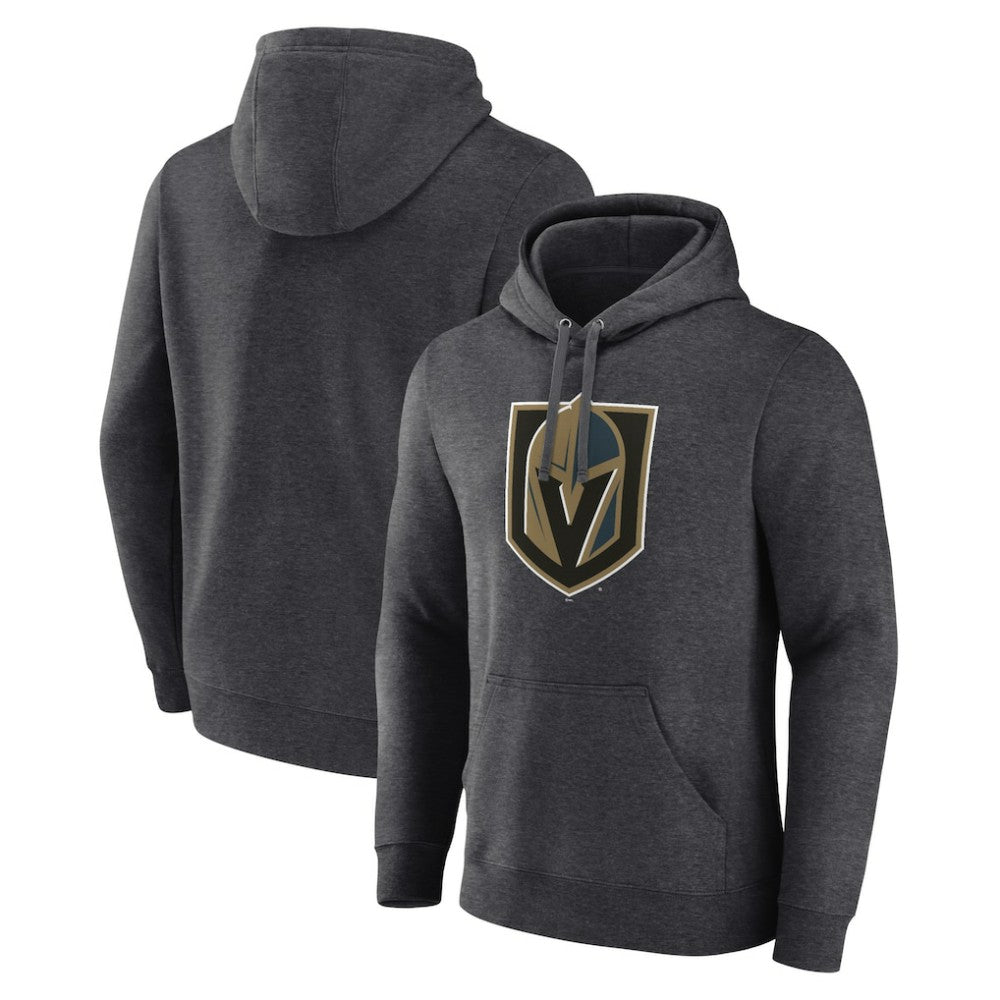 Vegas Golden Knights Primary Logo Pullover Hoodie - Charcoal Hoodies