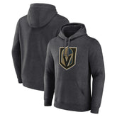 Vegas Golden Knights Primary Logo Pullover Hoodie - Charcoal Hoodies