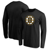 Boston Bruins Primary Logo Long Sleeve T-Shirt - Black T-shirts