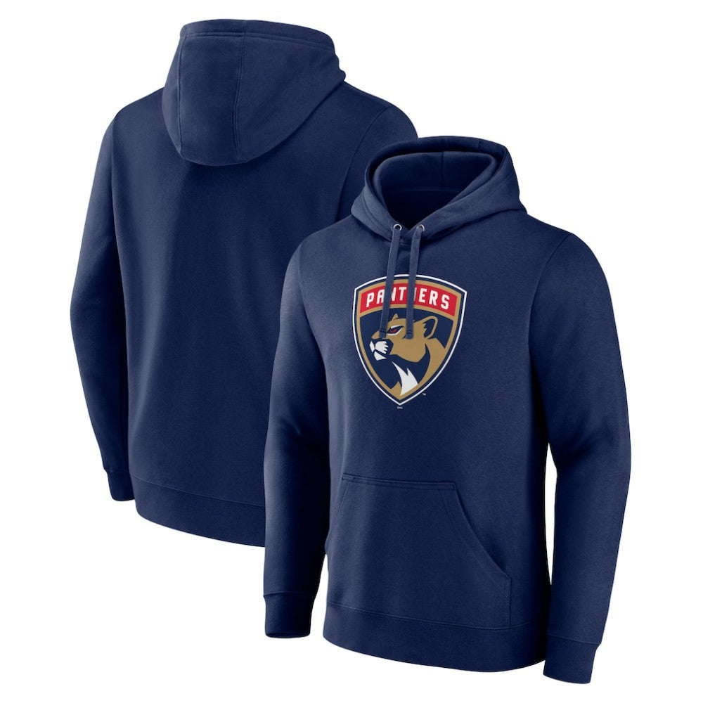 Florida Panthers Primary Logo Pullover Hoodie - Navy Hoodies