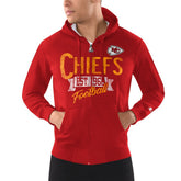 Kansas City Chiefs Starter Domestic Post Season Full-Zip Hoodie - Red outlet