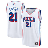 Joel Embiid Philadelphia 76ers Fast Break Replica Player Jersey - Association Edition - White sale