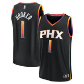 Devin Booker Phoenix Suns Youth Fast Break Player Jersey - Statement Edition - Black sale