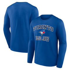 Toronto Blue Jays Logo Athletic Heart & Soul Long Sleeve T-Shirt Royal