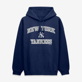 New York Yankees Logo Athletic Heart & Soul Hoodie Navy