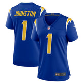 Quentin Johnston Los Angeles Chargers Women's Alternate Game Jersey - Royal cheap