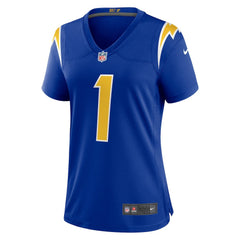 Quentin Johnston Los Angeles Chargers Women's Alternate Game Jersey - Royal cheap