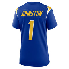 Quentin Johnston Los Angeles Chargers Women's Alternate Game Jersey - Royal cheap