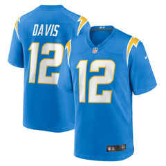 Derius Davis Los Angeles Chargers Team Game Jersey - Powder Blue outlet