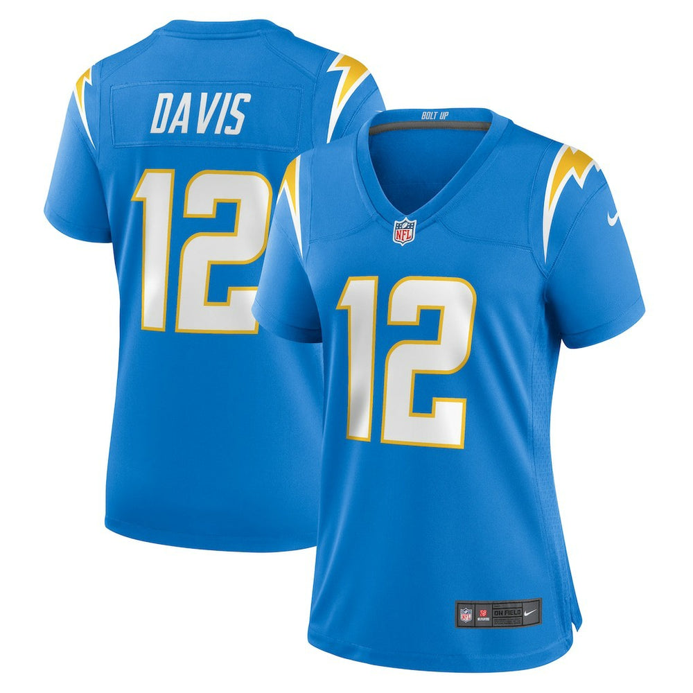 Derius Davis Los Angeles Chargers Women's Team Game Jersey - Powder Blue online