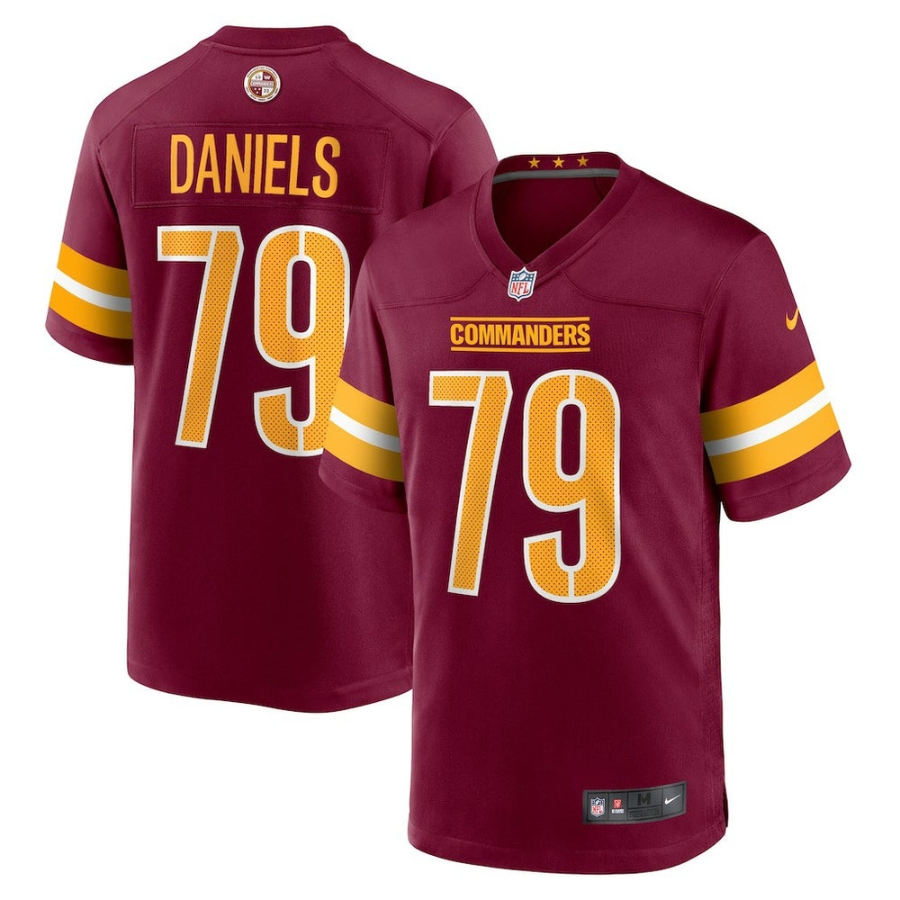 Braeden Daniels Washington Commanders Team Game Jersey - Burgundy discount