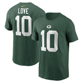 Jordan Love Green Bay Packers Player Name & Number T-Shirt - Green cheap