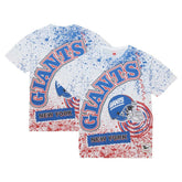 New York Giants Big & Tall Allover Print T-Shirt - White for sale