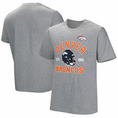 Denver Broncos Tackle Adaptive T-Shirt - Gray discount