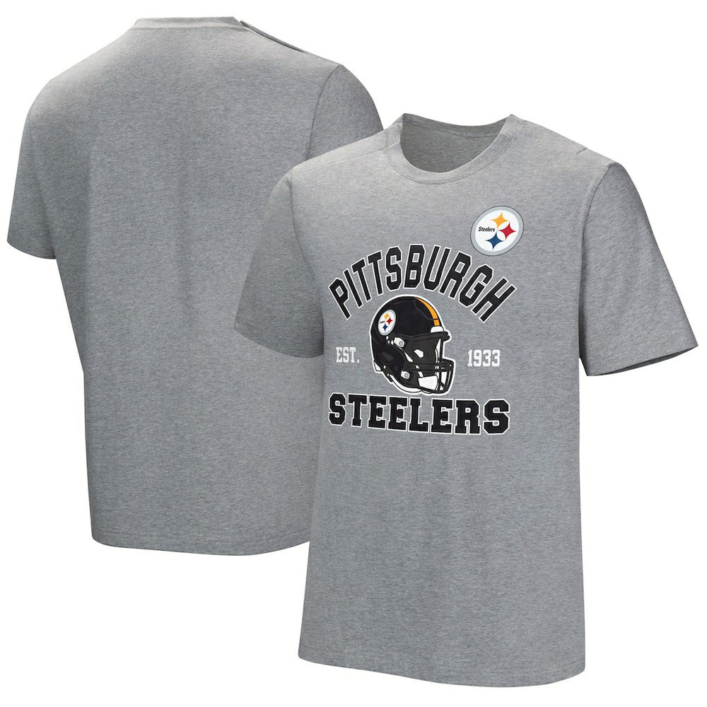 Pittsburgh Steelers Tackle Adaptive T-Shirt - Gray cheap