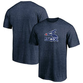 Chicago White Sox Cooperstown Collection Throwback Logo Tri-Blend T-Shirt Navy