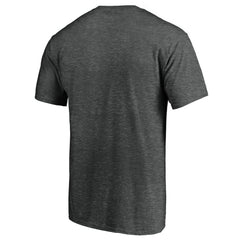 Pittsburgh Pirates Cooperstown Collection Throwback Logo Tri-Blend T-Shirt Heather Charcoal