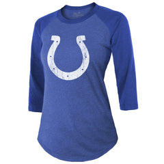 Anthony Richardson Indianapolis Colts Majestic Threads Women's Player Name & Number Tri-Blend 3/4-Sleeve Fitted T-Shirt - Royal sale