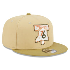 Philadelphia 76ers Green Collection Repreve 9FIFTY Snapback Hat - Khaki/Tan sale