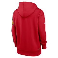 St. Louis Cardinals Women's 2024 City Connect Authentic Collection Practice Performance Pullover Hoodie Red