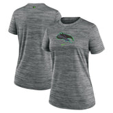 Tampa Bay Rays Women's 2024 City Connect Authentic Collection Velocity Performance T-Shirt Charcoal