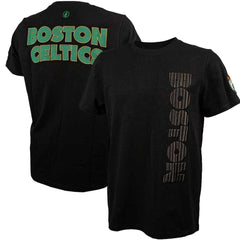 Boston Celtics FISLL 3D Puff Print Sliced Logo T-Shirt - Black on sale