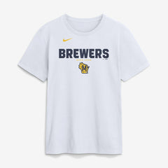 Milwaukee Brewers Bold Team Name T-Shirt White
