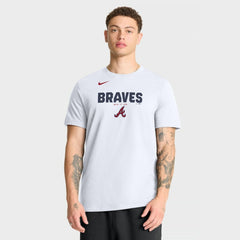 Atlanta Braves Bold Team Name T-Shirt White