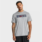 Minnesota Twins Swoosh Legend Dri-FIT T-Shirt Heather Gray