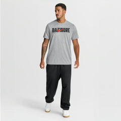 Baltimore Orioles Swoosh Legend Dri-FIT T-Shirt Heather Gray