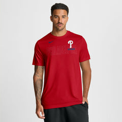 Philadelphia Phillies Knockout Team Legend Dri-FIT T-Shirt Red