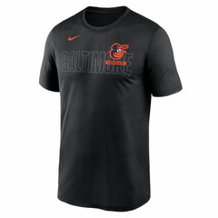 Baltimore Orioles Knockout Team Legend Dri-FIT T-Shirt Black