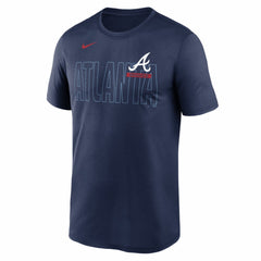 Atlanta Braves Knockout Team Legend Dri-FIT T-Shirt Navy