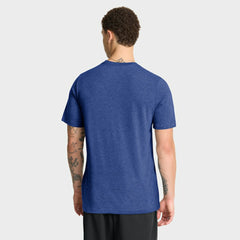 Los Angeles Dodgers Stacked Tri-Blend T-Shirt Heather Royal