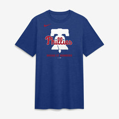 Philadelphia Phillies Tri-Blend Logo T-Shirt Royal