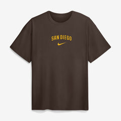 San Diego Padres City Name Max 90 T-Shirt Brown