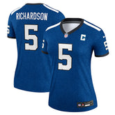 Anthony Richardson Indianapolis Colts Women's Alternate Legend Player Performance Top - Royal for sale