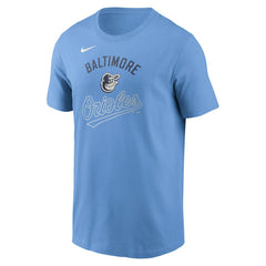 Baltimore Orioles Early Innings Stack T-Shirt Light Blue