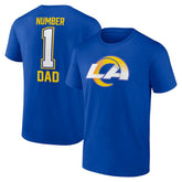 Los Angeles Rams Father's Day T-Shirt - Royal on sale