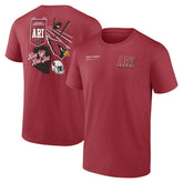 Arizona Cardinals Split Zone T-Shirt - Cardinal on sale