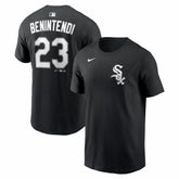 Andrew Benintendi Chicago White Sox Home Name & Number T-Shirt Black