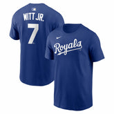 Bobby Witt Jr. Kansas City Royals Name & Number T-Shirt Royal