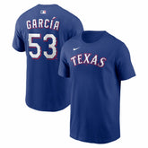 Adolis Garcia Texas Rangers Name & Number T-Shirt Royal