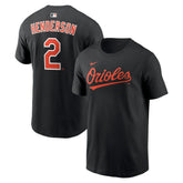 Gunnar Henderson Baltimore Orioles Name & Number T-Shirt Black