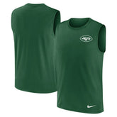 New York Jets Large Logo Lightweight Dri-FIT Muscle Tank Top - Green online