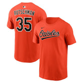 Adley Rutschman Baltimore Orioles Name & Number T-Shirt Orange