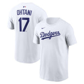 Shohei Ohtani Los Angeles Dodgers Name & Number T-Shirt White
