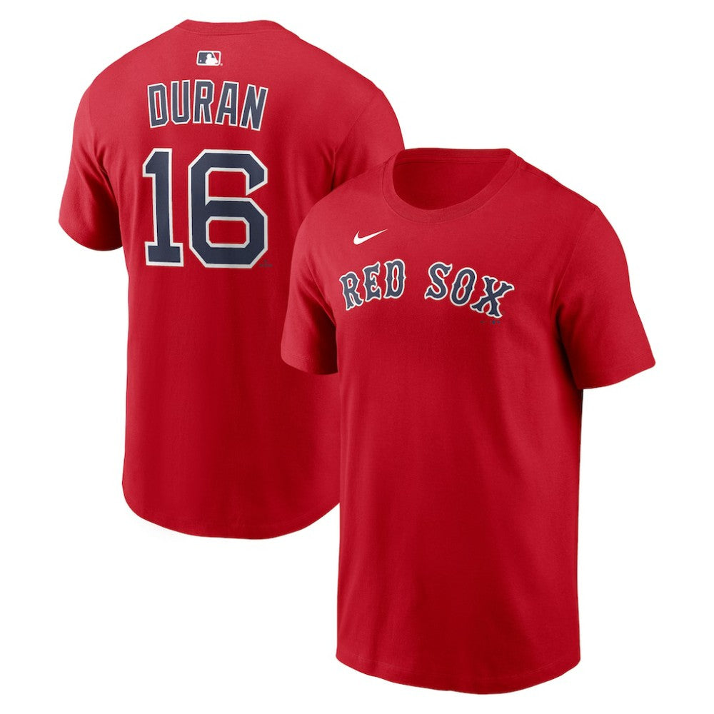 Jarren Duran Boston Red Sox Name & Number T-Shirt Red