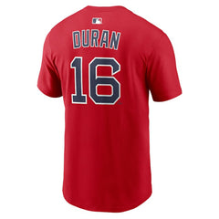 Jarren Duran Boston Red Sox Name & Number T-Shirt Red