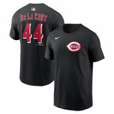 Elly De La Cruz Cincinnati Reds Name & Number T-Shirt Black
